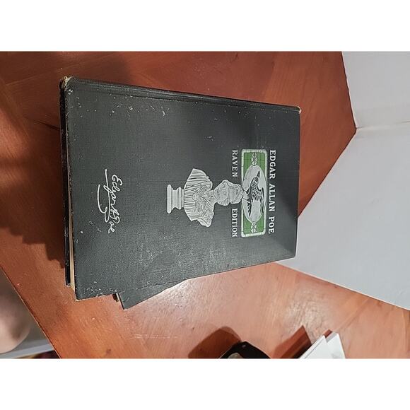 1903 Edgar Allan Poe Raven Edition Complete Set Gothic Horror Stories Book - Picture 9 of 12